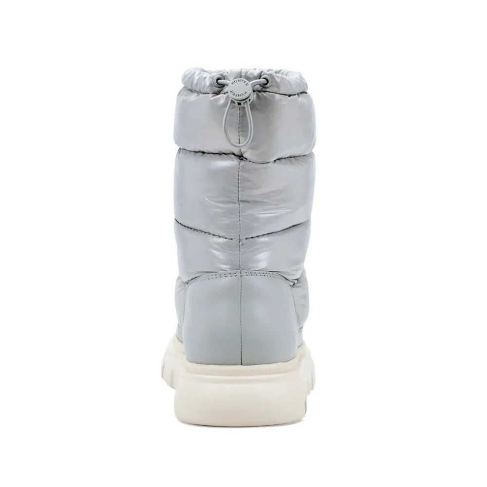 NEW size 8 Light Gray Hunter Womens Maribel lug sole Snow Booties Insulated - Picture 5 of 5